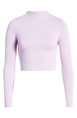 Naked Wardrobe The NW Crop Top in Lavender
