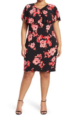Connected Apparel Ity Capre Dress in Cherry