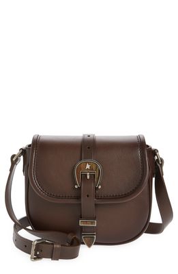 Golden Goose Small Rodeo Leather Shoulder Bag in Testa Di Moro