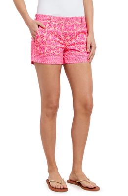 Vineyard Vines Geo Everyday Shorts in Knockout Pink
