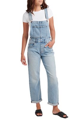 Silver Jeans Co. Baggy Straight Leg Overalls in Indigo