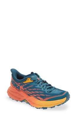 HOKA ONE ONE Speedgoat 5 Running Shoe in Blue Coral /Camellia