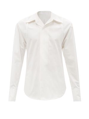 Bianca Saunders - Rowdy Cotton-poplin Shirt - Mens - White