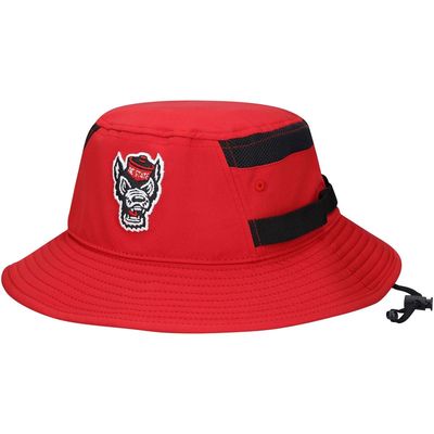 Men's adidas Red NC State Wolfpack 2021 Sideline AEROREADY Bucket Hat