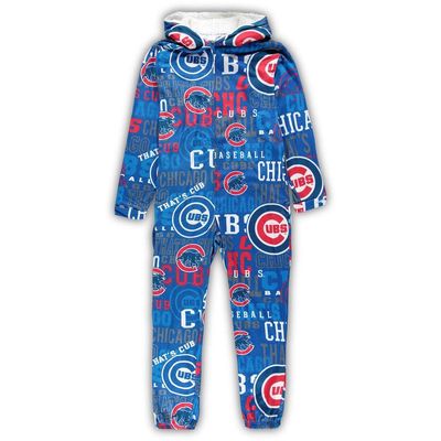 Men's Concepts Sport Royal Chicago Cubs Ensemble Microfleece Union Suit