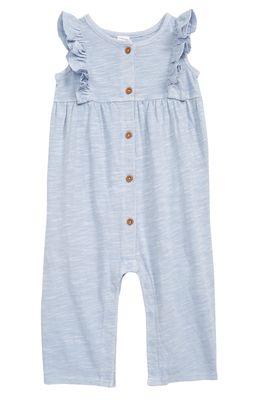 Nordstrom Ruffle Romper in Blue Feather