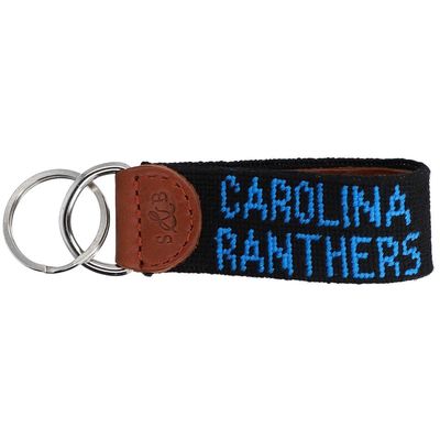 Smathers & Branson Carolina Panthers Wordmark Key Fob in Black