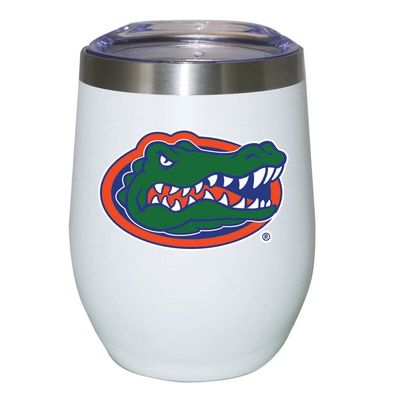 THE MEMORY COMPANY Florida Gators 12oz. Logo Stemless Tumbler in White