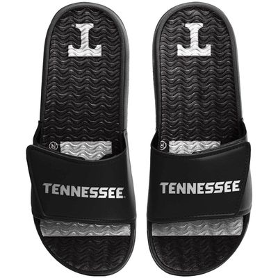Men's FOCO Tennessee Volunteers Wordmark Gel Slide Sandals in Pewter