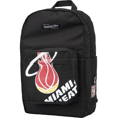 Mitchell & Ness Miami Heat Hardwood Classics Backpack in Black