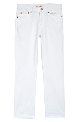 levi's High Waist Straight Leg Jeans in White