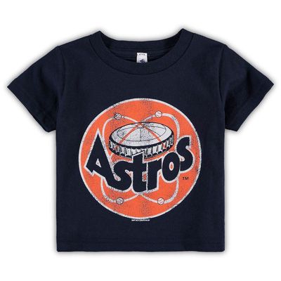 Toddler Soft as a Grape Navy Houston Astros Cooperstown Collection Shutout T-Shirt