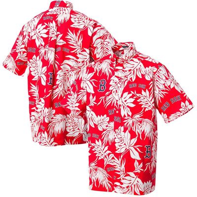 Men's Reyn Spooner Red Boston Red Sox Aloha Button-Down Shirt