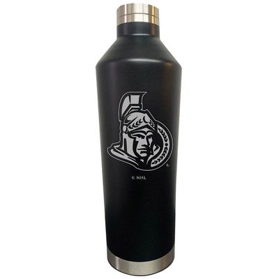 THE MEMORY COMPANY Black Ottawa Senators 26oz. Primary Logo Water Bottle