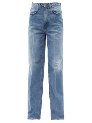 Made In Tomboy - Margherita High-rise Wide-leg Jeans - Womens - Mid Blue