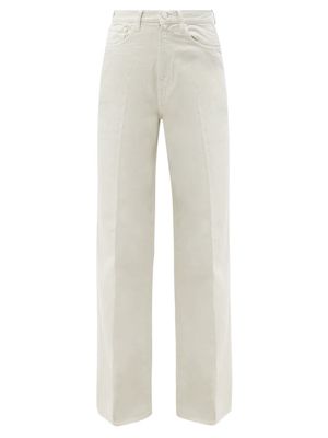 Made In Tomboy - Margherita High-rise Wide-leg Jeans - Womens - Cream
