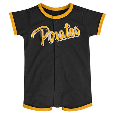 Outerstuff Infant Black Pittsburgh Pirates Power Hitter Romper