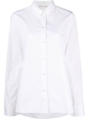 BITE Studios long-sleeve cotton shirt - White