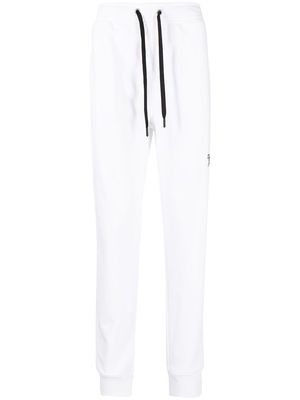 Moose Knuckles logo-print cotton sweatpants - White