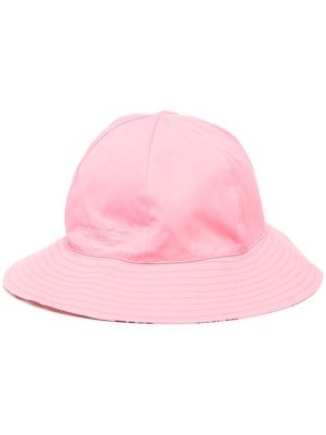 Maison Kitsuné reversible fox-print bucket hat - Pink