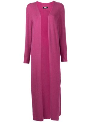 Apparis Aria long knitted cardigan - Pink