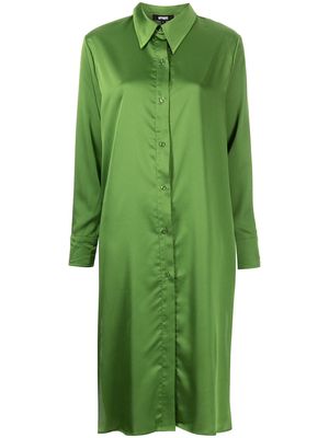 Apparis Lorna midi shirt dress - Green
