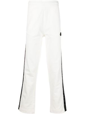 Moncler logo-print track pants - White