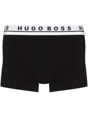 BOSS three-pack logo-waistband boxers - Black
