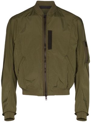 Haider Ackermann zip-up bomber jacket - Green