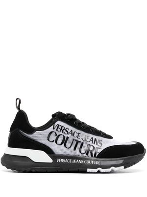 Versace Jeans Couture logo-print panelled sneakers - Black