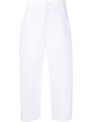 Jejia button-up cotton culottes - White