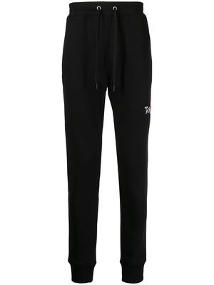 Moose Knuckles logo-print cotton sweatpants - Black