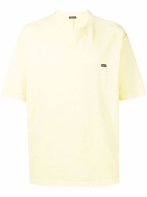 Undercoverism logo patch short-sleeve T-shirt - Yellow