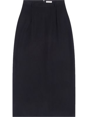 Balenciaga pencil maxi skirt - Black