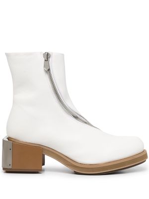 GmbH riding ankle boots - White