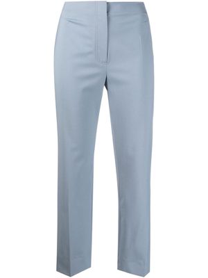 Jacquemus high-waisted cropped trousers - Blue