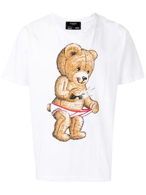 DOMREBEL teddy bear T-shirt - White