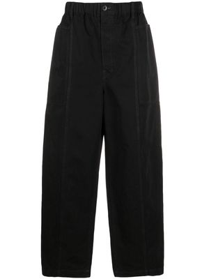 Lemaire mid-rise wide-leg trousers - Black