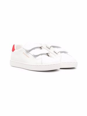 Palm Angels Kids touch-strap sneakers - White