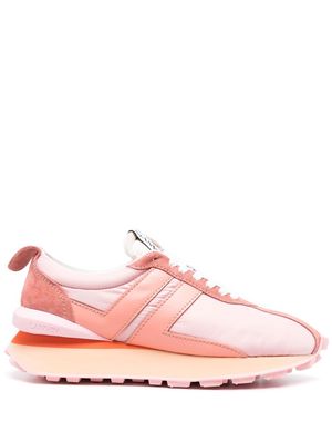 LANVIN panelled low-top trainers - Pink