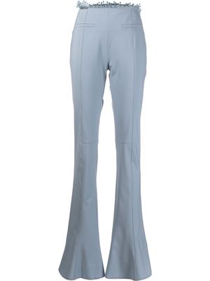 Jacquemus beaded-trim trousers - Blue