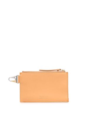 Dion Lee mini dog-clip pouch - Brown