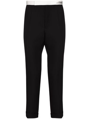Haider Ackermann cropped tailored trousers - Black
