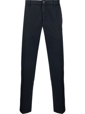 Incotex mid-rise tapered trousers - Blue