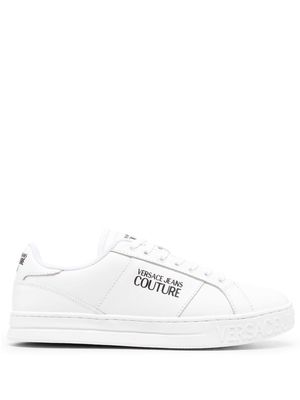 Versace Jeans Couture lo-top logo-print trainers - White