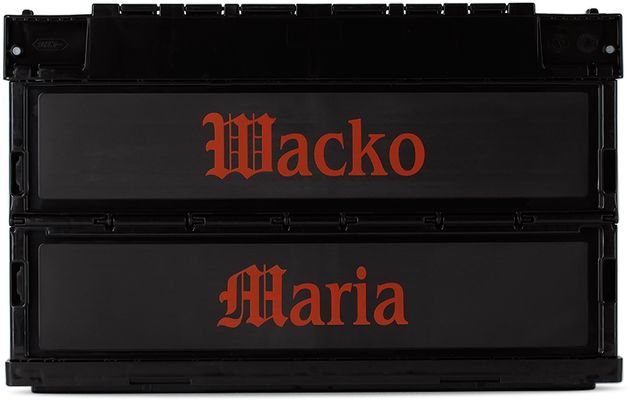 WACKO MARIA Black Collapsible Storage Box