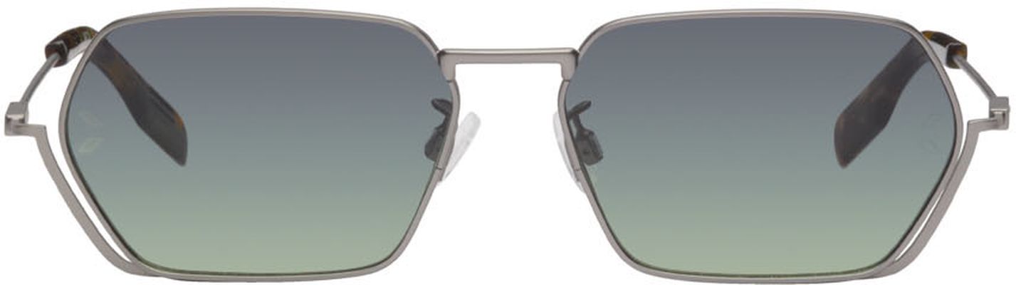 MCQ Grey Hexagonal Sunglasses