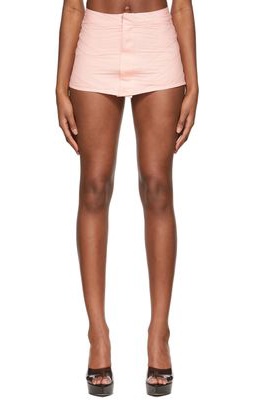 Sia Arnika SSENSE Exclusive Pink Mini Skirt