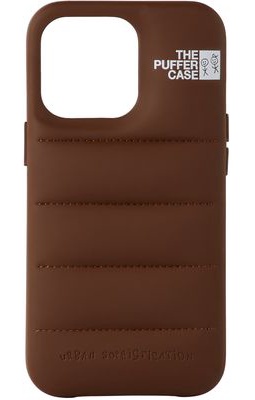 Urban Sophistication Brown 'The Puffer' iPhone 13 Pro Case