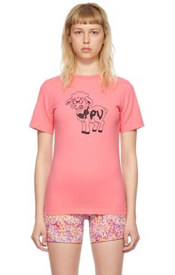 PRISCAVera SSENSE Exclusive Pink Cotton T-Shirt